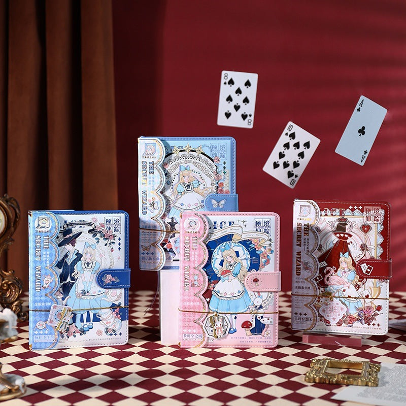 Alice's Travels - B6 PU Magnetic Buckle Book