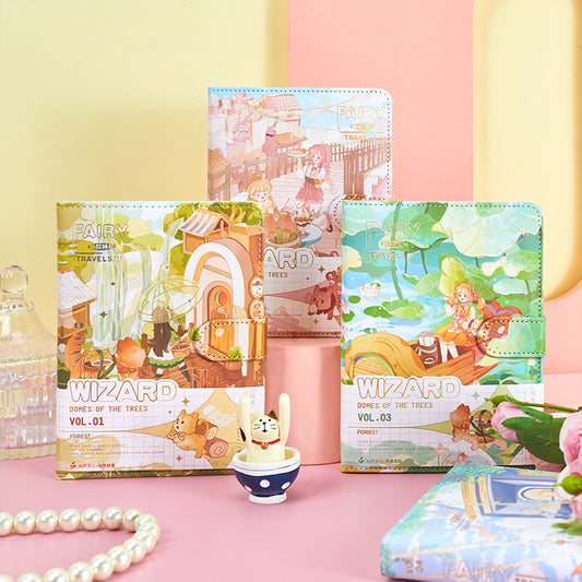 Fairy Travel Notes - 36K PU Magnetic Buckle Book