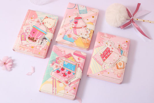 When Flowers Fall - 50K PU Magnetic Buckle Book