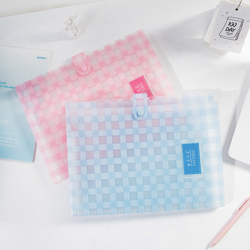 A4 PP Transparent Document Bag
