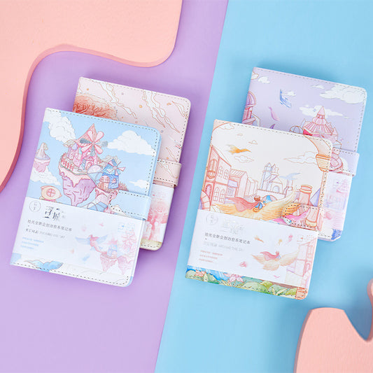 Sky Tour Magnetic Buckle Book -36K 224 Pages / Book - Color Inner Page Student Notebook