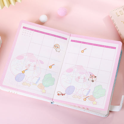 Peach Mountain - 36K PU Magnetic Buckle Book