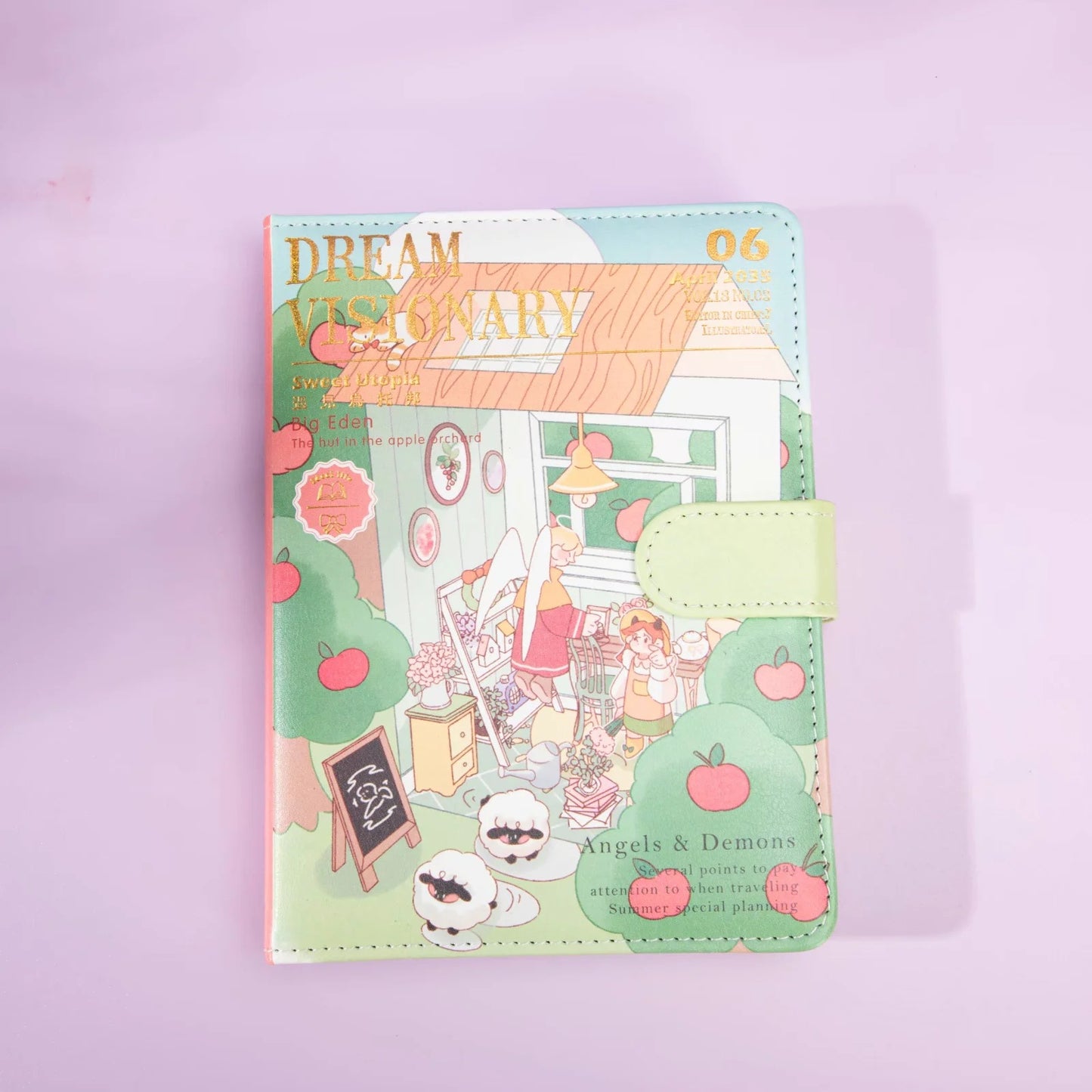 Dreamer - 36K Magnetic Buckle Notebook - Cute Student Notebook