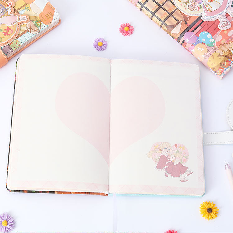 Flower House Amusement Park - 32K Magnetic Buckle Book