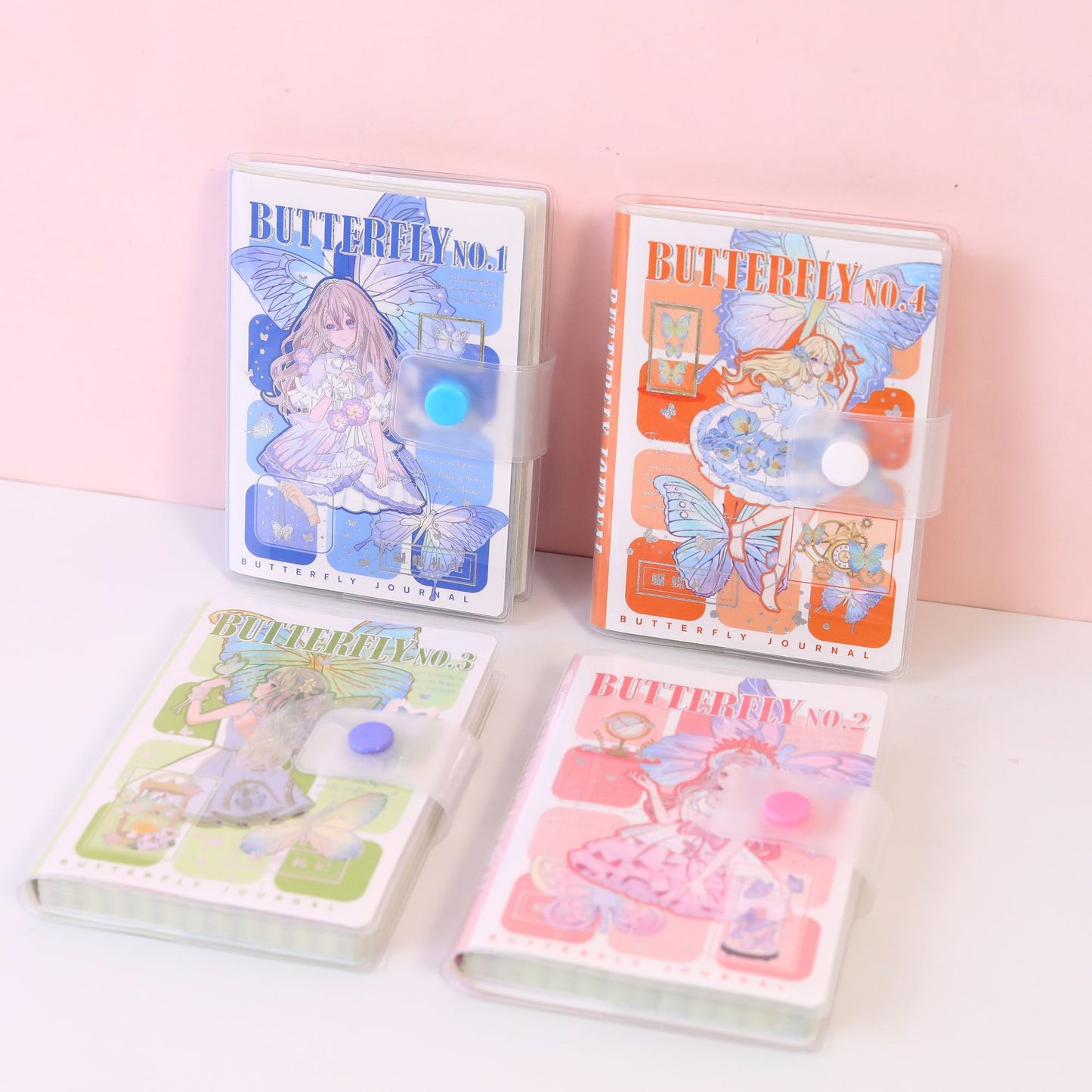 Butterfly Notes - A7 EVA Rubber Cover Book - Cute Student Notebook