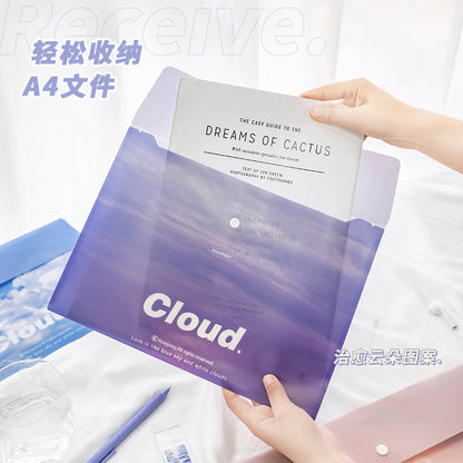 Rosyposy Cloud A4 Snap File Bag