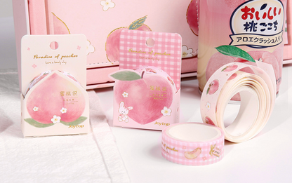 Peach Journal Washi Tape Set