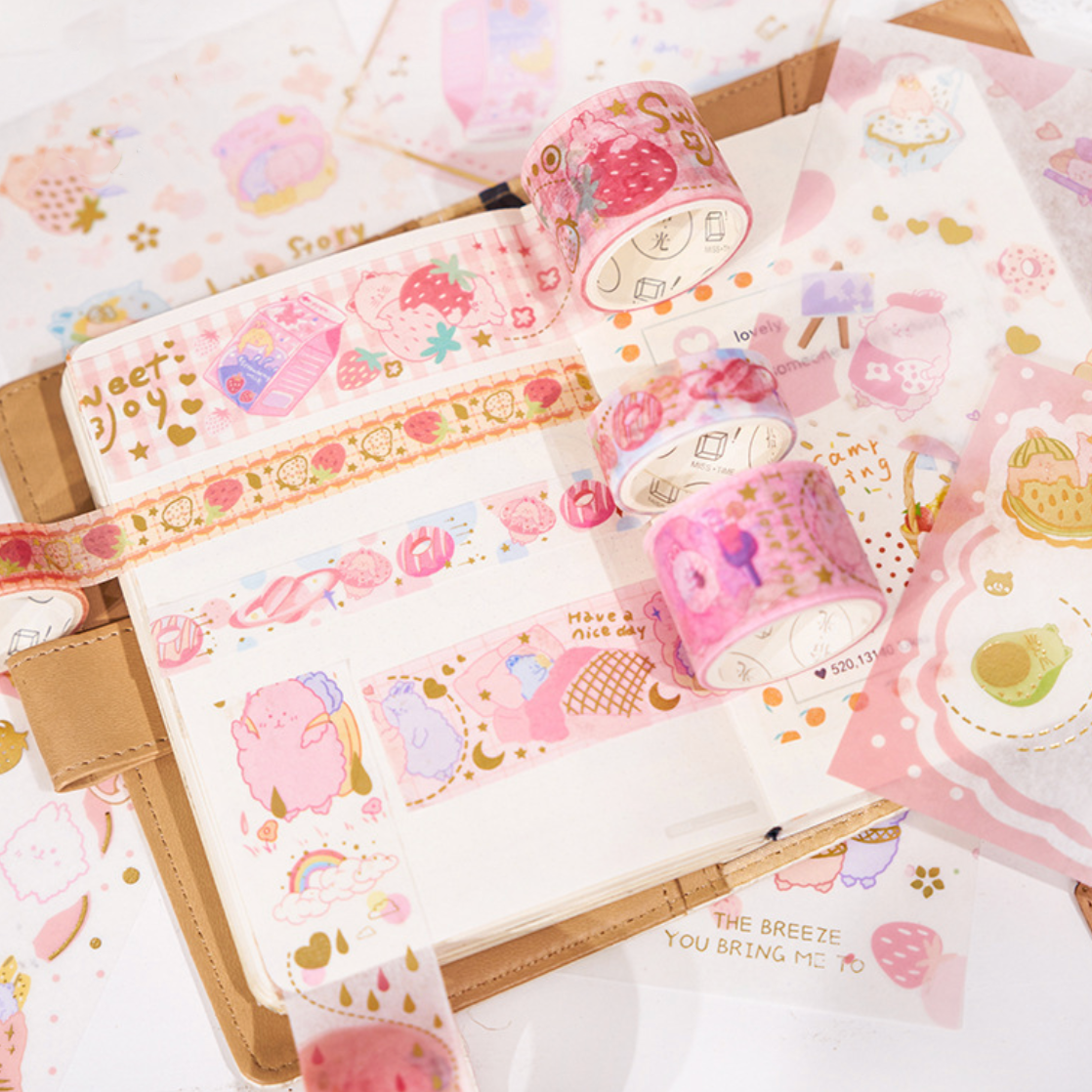 STRAWBERRY WASHI TAPE
