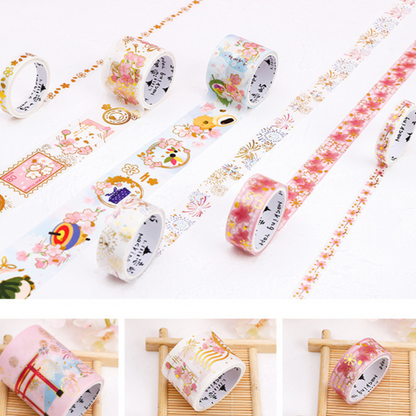 CHERRY BLOSSOM WASHI TAPE SET