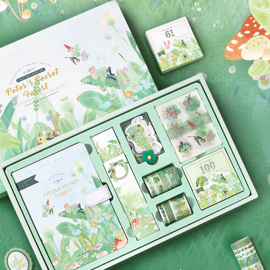 Green Journal Washi Tape Set