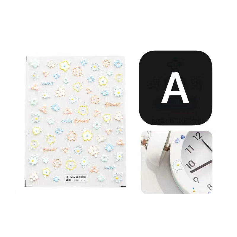 8x10cm Embossed ticker