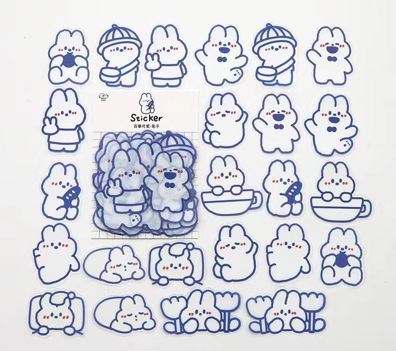 Cartoon Smiling Face Expression Sticker Bag