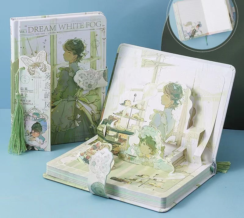Foggy Island Wind - 32K Magnetic Buckle Book