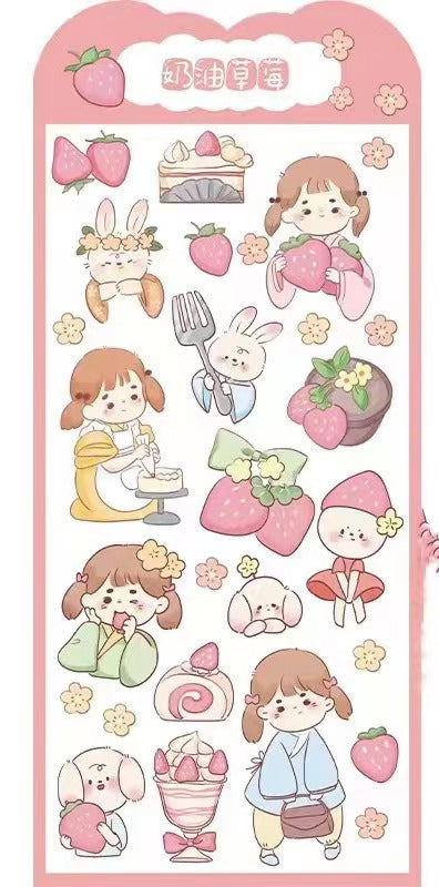 Lovely Girl - Crystal Adhesive Sticker