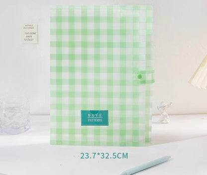 A4 PP Transparent Document Bag