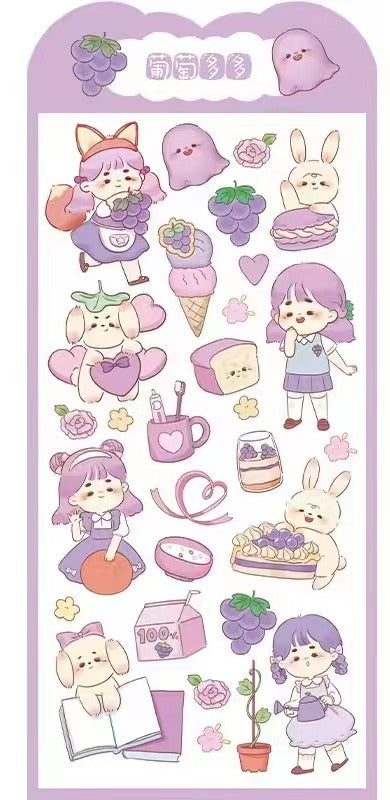 Lovely Girl - Crystal Adhesive Sticker