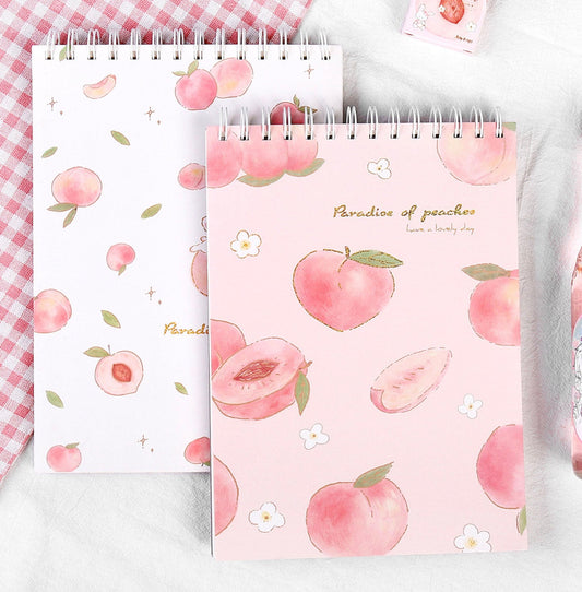 A4 Cute Pink Peach Planner Sketch Book