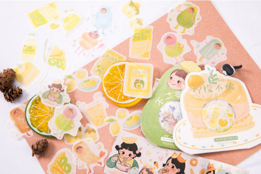 40 Cute Stickers Set