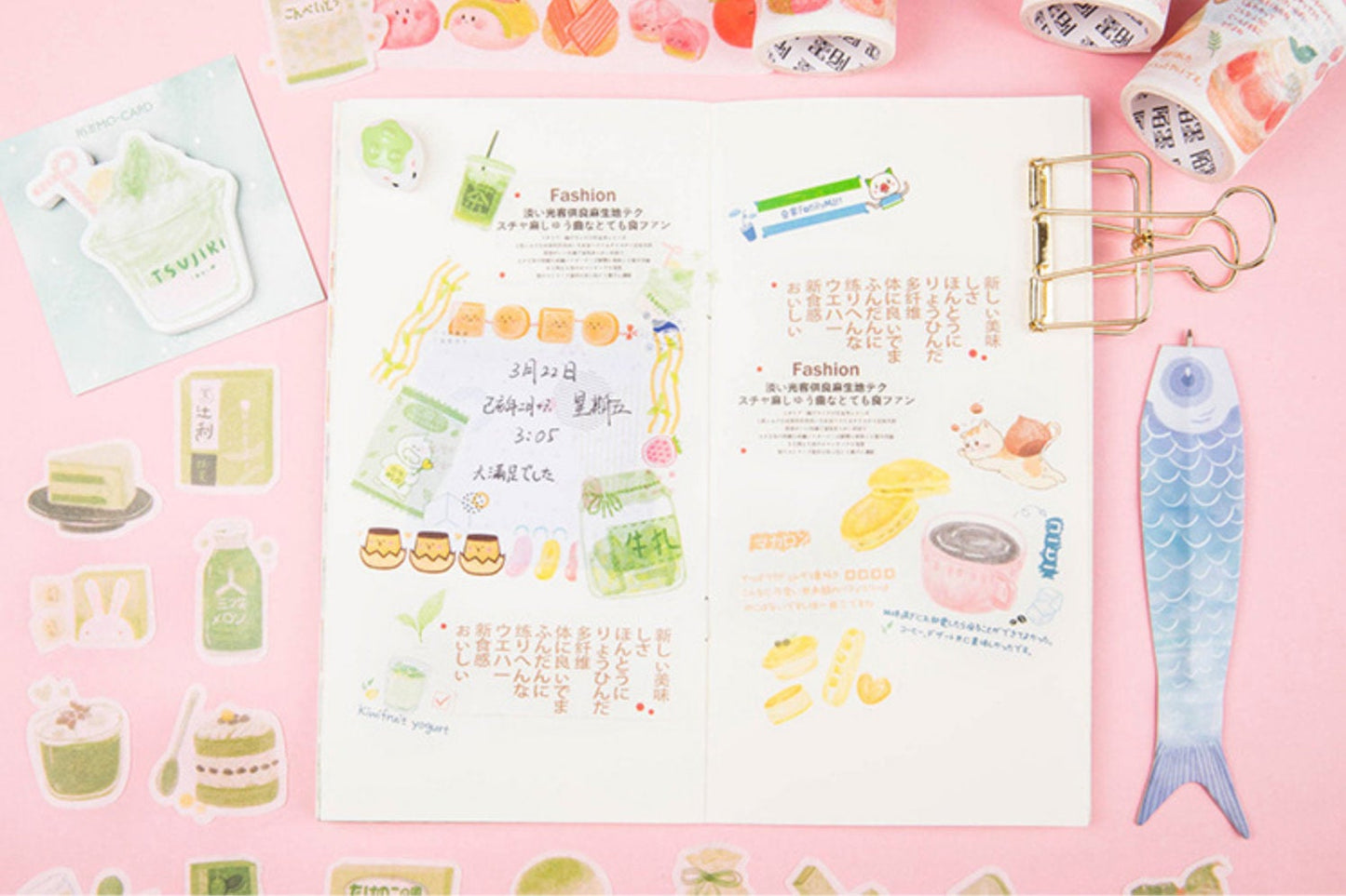 40 Cute Stickers Set