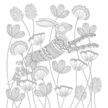 Animal and Plants Coloring Book