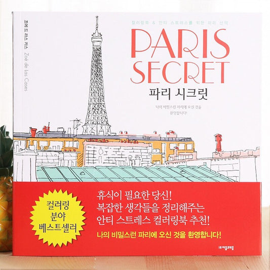 Coloring Books for adults or Children - Traveling Paris - City Coloring Book - Coloring Therapy - Relaxing Gift - Gift for Children