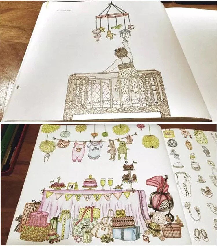 HERS- Fashion Coloring Books for adults or Children