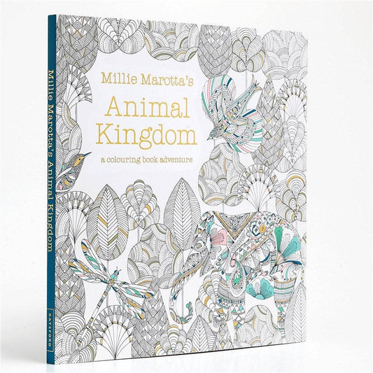 Coloring Books for adults or Children - Animal and Plants - Animal Coloring Book - Coloring Therapy - Relaxing Gift - Gift for Children