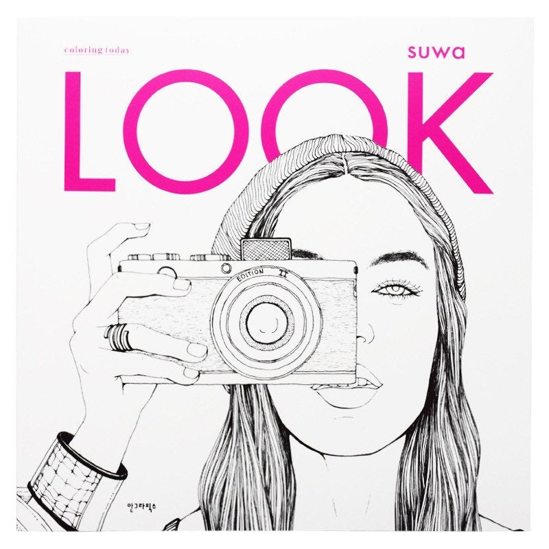 LOOK- Fashion Coloring Books for adults or Children