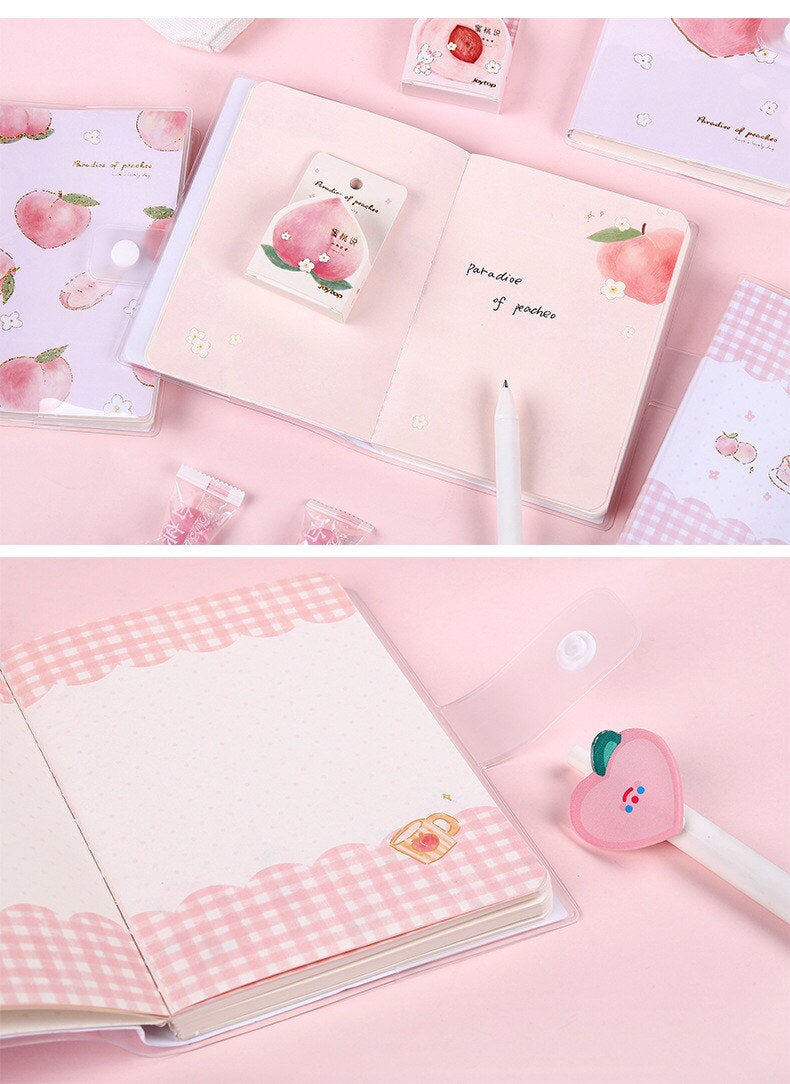 A7 Small Pink Peach Notebooks
