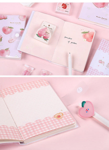 A7 Small Pink Peach Notebooks
