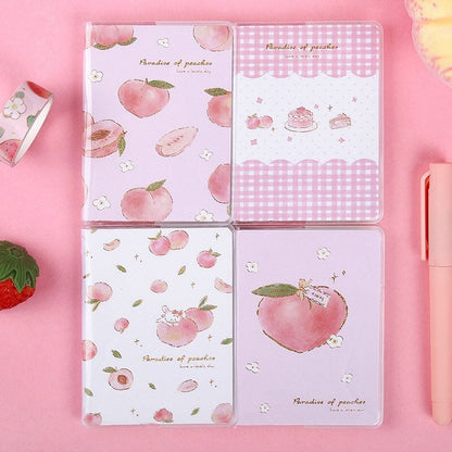 A7 Pink Peach Notes  - Pink Small Notebooks  - Pocket Notes - Mini Bullet Journal with lines