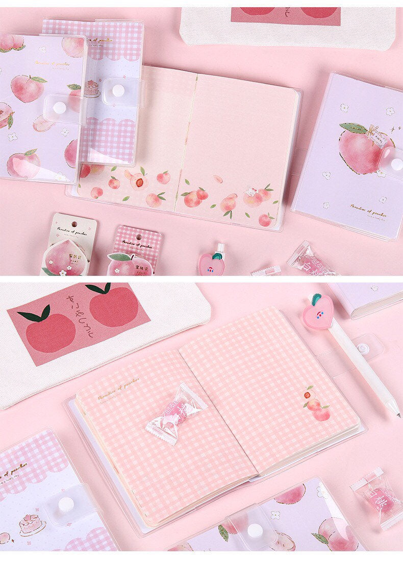 A7 Small Pink Peach Notebooks
