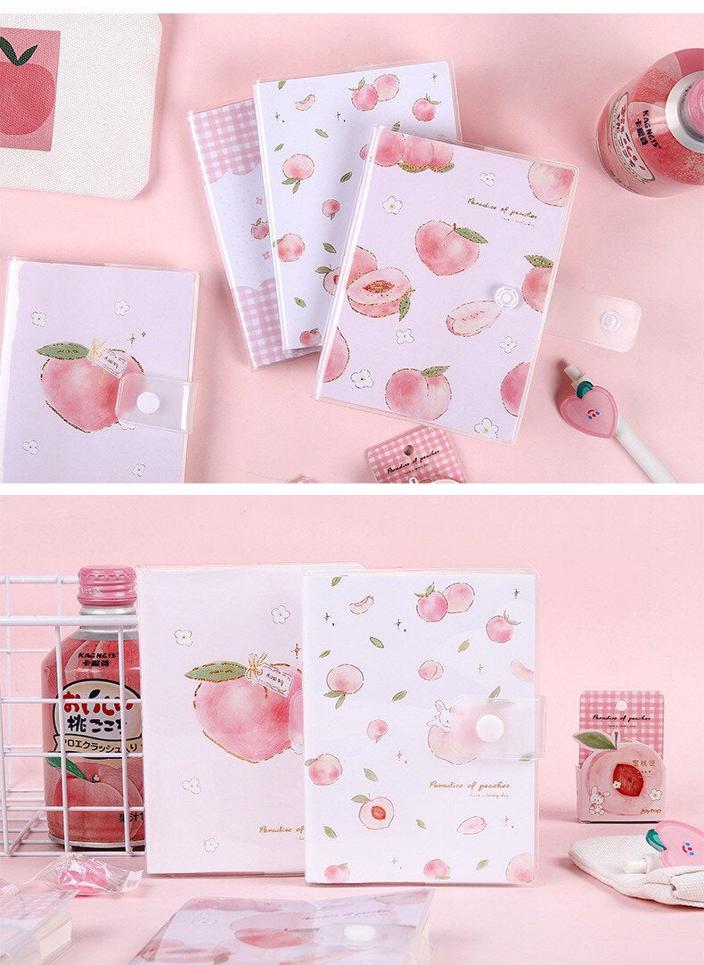 A7 Small Pink Peach Notebooks