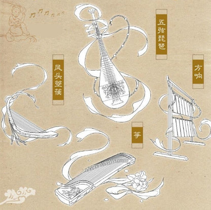 Coloring Books for adults - Chinese Dancer