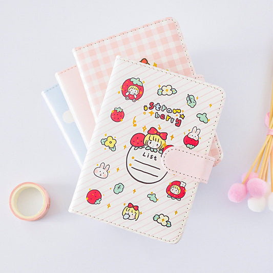 A5 Strawberry Girl Journal - Soft Leather Cover Planner