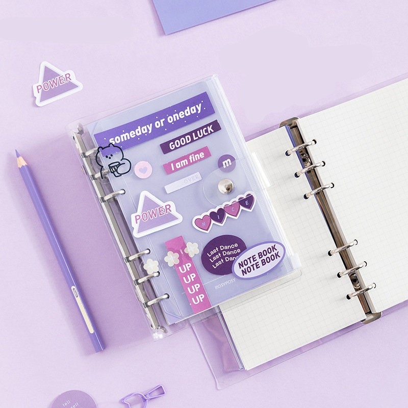 A6 Loose Leaf Diary with Stickers