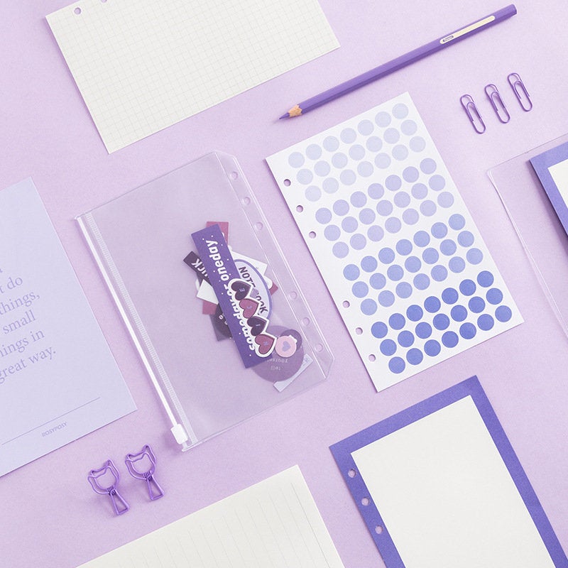 A6 Loose Leaf Diary with Stickers