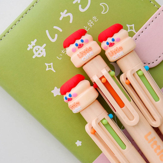Cute multiple colors pen - BallPoint Pen - Cute Pen - Student Stationery Bullet Journal DIY