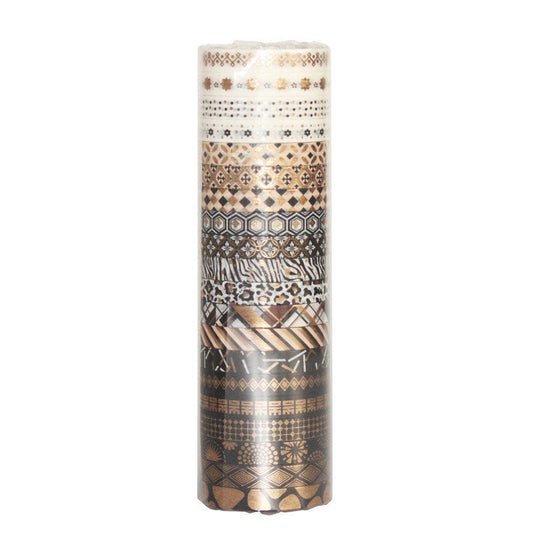 20 Roll Gold Foil Masking Tape Set