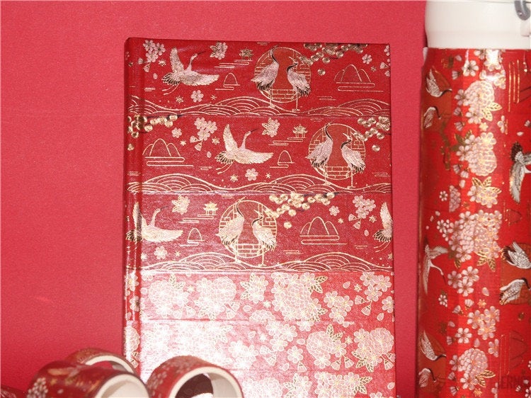 5 Roll Crane Gold Foil Masking Tape Set