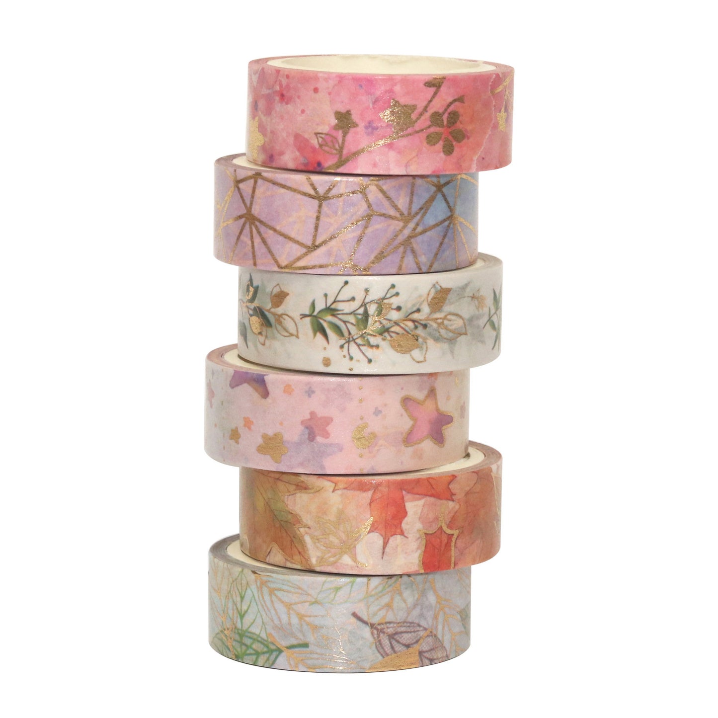 6 Roll Washi Tape Set 5 meters