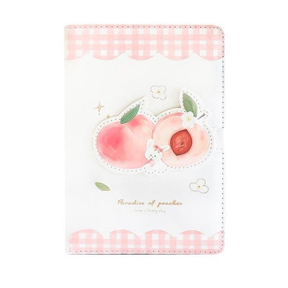 A5 Peach Planner with Soft Leather Cover