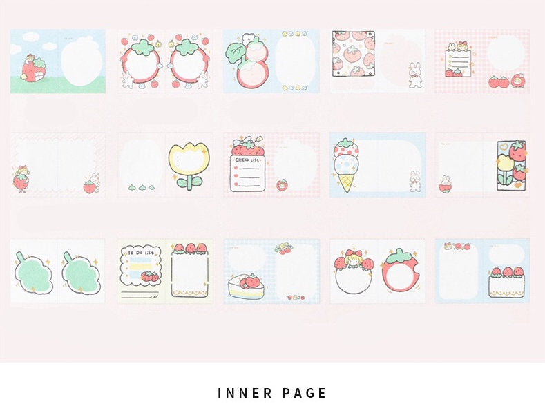 A5 Strawberry Girl Journal - Soft Leather Cover Planner