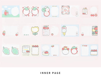 A5 Strawberry Girl Journal - Soft Leather Cover Planner