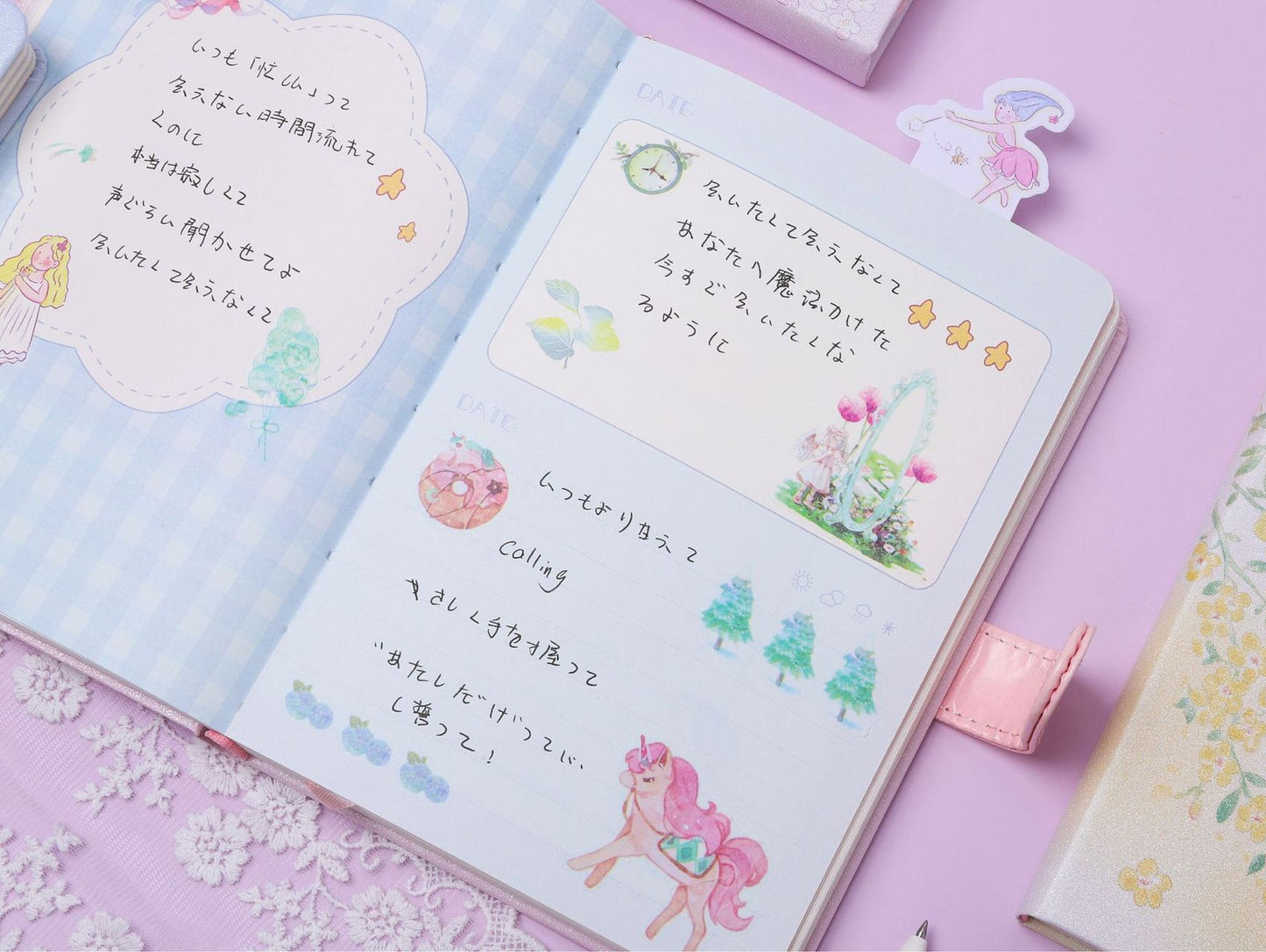 Flower Fairy Planner With Bookmark
