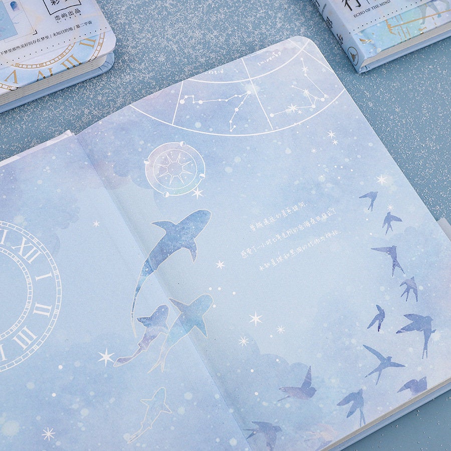 A5 Parallel Universe Journal -  Hard Cover with Gold Foil