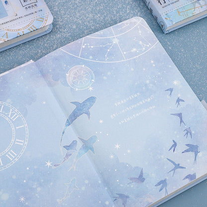 A5 Parallel Universe Journal -  Hard Cover with Gold Foil
