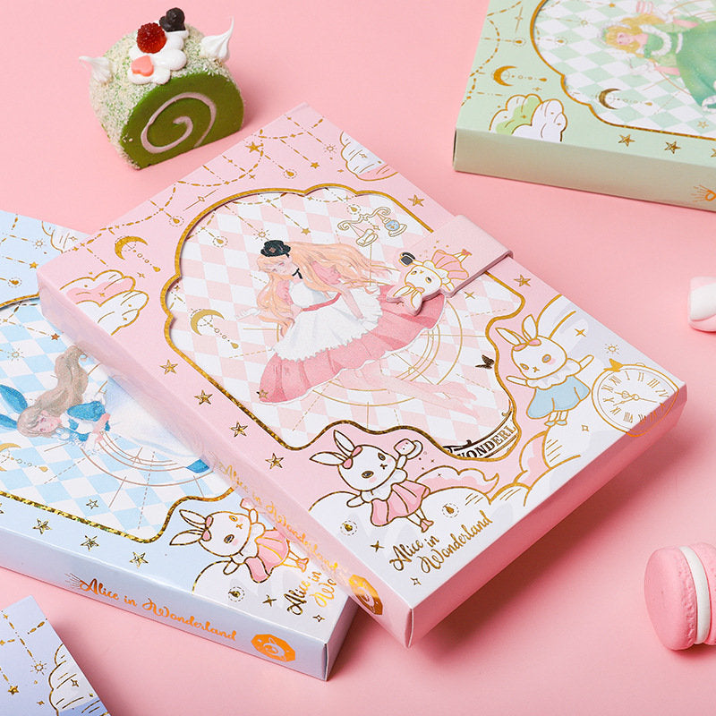Alice Dream Journal with magnetic  buckle