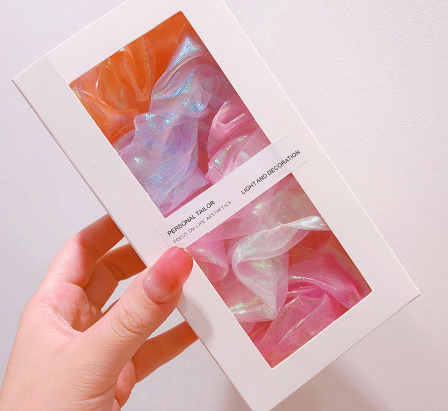 5 Hair Scrunchies Set