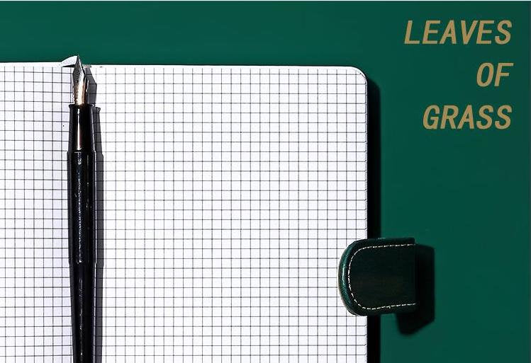 Tropical Leaf Planner - Soft Leather Cover
